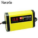 Car Motorcycle Charger 12V 2A Full Automatic 3 Stages Lead Acid AGM GEL Intelligent LCD Display