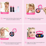 Girls Princess Make Up Box Makeup Kit for Kids Makeup Set  Cosmetics Kit Toys Makeup Beauty Toys Christmas Gift for Children