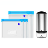 New Vacuum Food Storage Bags Air Pump Set Food Saver USB Rechargeable Vacuum Sealer for Sous Vide Reusable Vacuum Packaging Bag