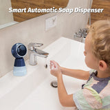 Kids Soap Dispenser, Automatic Soap Dispenser 320Ml, Rechargeable Robot Touchless Hand Foam Soap Dispenser
