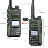 BaoFeng UV-13 PRO Powerful 999 Channel Walkie Talkie CB Radio Long Range Upgrade of UV-5R Portable Radio Hunt City USB Charger