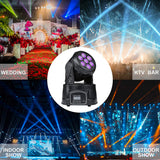 Stage Spotlight Night Light Projector Light 6IN1 RGBWA+UV Professional For Disco DJ Music Party Club Dance Effect LED 100W Proje