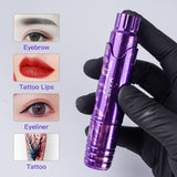 Mast P10 Tattoo PMU RCA Rotary Machine Pen Permanent Makeup Kit with LED Display Power Supply Wjx Pmu Cartridge Supplies Set