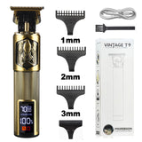 Hair cutter trimmer lcd professional hair trimmer cordless professional hair clippers for men