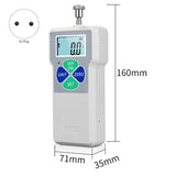 Digital Push Pull Force Gauge Portable Digital Force Meter Dynamometer SF Series, Thrust Pressure Meter, EU Plug
