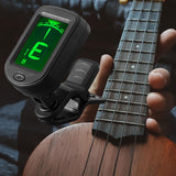 Digital Acoustic Guitar Tuner Rotatable Multifunction for Acoustic Guitar