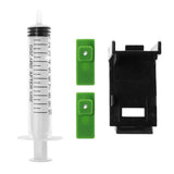 Ink Refill Cartridge Clip+ 2pcs Rubber Pads + Syringe Tool Kit for hp 60/61 802 B2EF