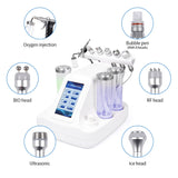 6 in 1 Small Bubble Water Oxygen Spray Exfoliating Moisturizing Facial Machine Face Lifting Cleansing Hydrating Beauty Machine