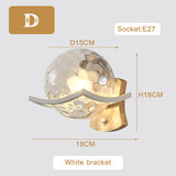 Modern Minimalist LED Wall Sconce for Bedroom Bedside Aisle Creative Vanity Light Shade Luxury Living Room Wall Lamp Decor