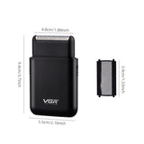 USB Rechargeable Shaver Electric Beard Trimmer Shaving Machine Men Twin Blade Reciprocating Cordless Razors Men Face Care