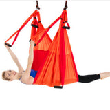 6 Handles Aerial Yoga Hammock Swing Anti-Gravity Fitness Invertion Pilates Sling Fitness Inelastic Rope Home Gym Exercise