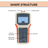 Photovoltaic Panel Power Supplys Multimeter Auto Manual MPPT Detection with LCD Screen with Backlight Open Circuit Voltage