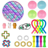 Fidget Toys Pack Anti Stress Set Kawaii Gift Toys Box Children Simple Dimple Antistress Relief Figet Toys Pakket Kit Dropship