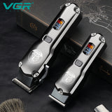 Professional combo kits hair clipper electric powerful hair trimmer for men rechargeable cordless haircut machine lithium ion