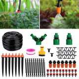 30M Garden Drip Irrigation System Saving Water Automatic Irrigation Set with 4/7 Blank Distribution Hose Beautiful Useful