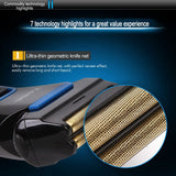 Kemei Electric Razor Men's Foil Shaver Electric Shavers with Beard Trimmer Cordless Rechargeable Mens Razor EU Plug