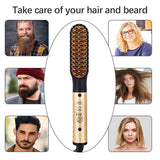 Multifunctional Hair Straightener Brush Professional Hair Comb Brush Beard Straightener Electric Comb Straightener Hair Comb