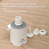 Camping Portable Cordless Electric Inflator Mini Air Outdoor Inflatable and Vacuum Pump Camping Mattress Inflator Vacuum Pump