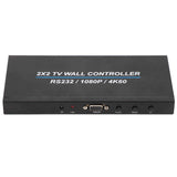DVI HDMI Video Wall Controller Video splicer 2X2 HDMI VideoWall Processor controller HDMI Screen Splitter 1080P@60Hz