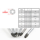 1PC Torx T15 T20 T25 T27 T30 T40 Screwdriver With Hole Magnetic Screw Driver Home Phone Repair Hand Tools
