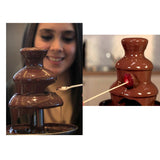 New Mini Chocolate Fountain Creative Design DIY  MeltElectric Chocolate Warmer Dip Fountain Party Fondue Melting Pot