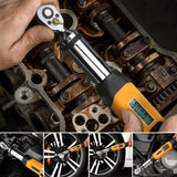 KKmoon 1/4 Inch Digital Torque Wrench Electronic Torque Wrench with Buzzer &amp; LCD Alarm (0.1-10 N.m)