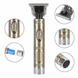 Professional Hair Clippers Trimmer 0mm Rechargeable Hair Shaving Machine Hair Cutting Beard Cordless Barber For Men Hair Trimmer