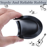 4 Pieces Guitar Sound Hole Cover Rubber Acoustic Screeching Halt Soundhole Cover for 38/39/40/41 Inch Acoustic Guitar