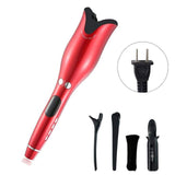 Multifunctional Automatic Hair Curler Ceramic Infrared Heating Auto Rotating LCD Display Curling Iron Styling Tool US EU plu