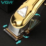 Full metal professional hair clipper barber electric beard hair trimmer for men rechargeable cordless haircut machine