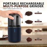 Coffee Grinder Electric Coffee Bean Grinder USB-C Rechargeable Blade Coffee Grinder for Coffee, Spices, Nuts