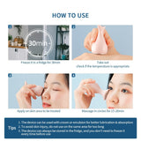 Skin Lifting Anti-wrinkle Face Cooling Massager Ice Compress Calm Skin Ice Cooler Eye Pouch Neck Massager Cooler Edema Remover
