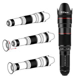 2022.4K HD 50X Optical Zoom Phone Camera Lens Telephoto Lens Monocular Mobile Phone Lens Telescope for All Smartphones Lenses