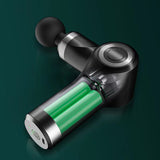 Portable 4 Head Relax Muscle Massage Gun  Body Massager Clear Lactic Acid Portable After Exercise Slimming Shaping Exercising