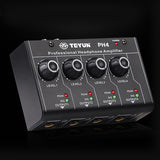 Audio Interface for Recording, Streaming and Podcasting With Dual RCA Inputs Eight Outputs AC12V 300MA Powered-US PLUG