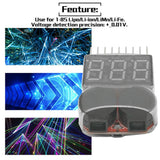 Hot 2 IN 1 1-8S Lipo/Li-ion/Fe Battery Voltage Tester Low Voltage Buzzer Alarm Checker For Vehicles &amp; Remote Control Toys