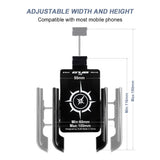 GUB Mobile Support for Bicycle Phone Mount 360 Degree Rotation Aluminum Bike Phone Holder Cycling Handlebar Phone Holder Clamp