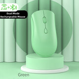 Rechargeable Wireless Bluetooth Mouse 2.4G USB Dual Mode Silent Mouse for iPad Tablet Laptop Phone PC Macbook Gaming Mouse Gamer
