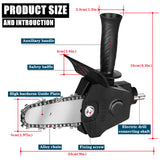 4" Electric Chain Saw Converter Chainsaw Attachment for Electric Drill,Electric Drill Fast Modified To Electric Chainsaw Adapter