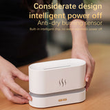 200ml Air Humidifier Ultrasonic USB Essential Oil Diffuser Car Purifier Aroma Anion Mist Maker Flame Lamp Difusor For Home Room