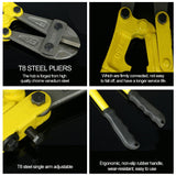 T8 Steel Chrome Alloy Decrustation Plier Tools Bolt Cutter Heavy Duty Jaws Cutting Action Sniper Chain Lock Wire Stripper