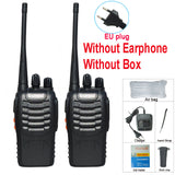 2pcs/lot baofeng BF-888S Walkie talkie Two-way radio set BF 888s UHF 400-470MHz 16CH walkie-talkie Radio Transceiver