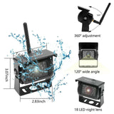 1PCS New Multi-function 7-inch 2.4G Built-in Wireless Truck Image Reversing Display Bus 12V-24V AV Car Input Two-way J7L5