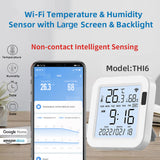 Tuya WiFi Intelligent USB Power Supplys Temperature Humidity Sensors Time Date Week Intelligent Home Office Bedroom Kitchen
