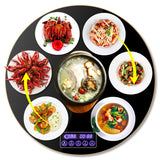 Round Meal Insulation Board Household Warming Board Hot 60cm Board Heating Warming Plate Dining Table Multifunctional