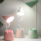 Led Desk Lamp Usb 14 Led Eye Protection Book Light with 3 Touch Light Button Clip Book with Modes Bed Reading Sensitive E4P1
