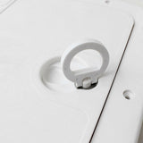 MARINE BOAT DECK ACCESS &amp; LID 14.76x11" -WHITE 375mmx280mm/