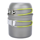 Stainless Steel Tableware Camping Hiking Cookware Picnic Hiking Set Outdoor Survival Equipment Portable Pot Cup Cooking Sets