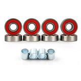 7Inch Longboard Truck Wheels Set 4Pcs PU Wheels 8Pcs Bearing T Skateboard Tool Skateboard Wheel Combo For Longboard
