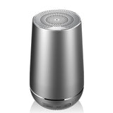 New Bluetooth speaker bass hifi small steel gun barrel Card mini round sound wireless microphone